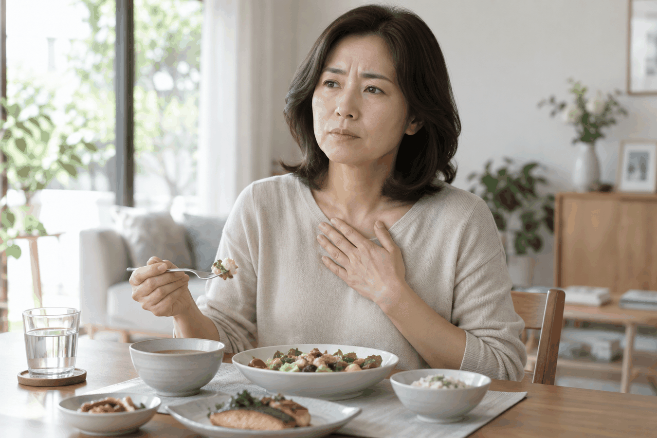 식도협착증, 음식이 목과 가슴에서 걸리는 느낌이 반복된다면 건강 칼럼 대표 이미지