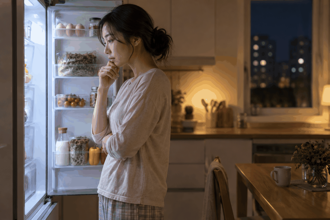 밤만 되면 배가 고픈 이유는 무엇일까요? 야식을 줄이는 방법 건강 칼럼 대표 이미지